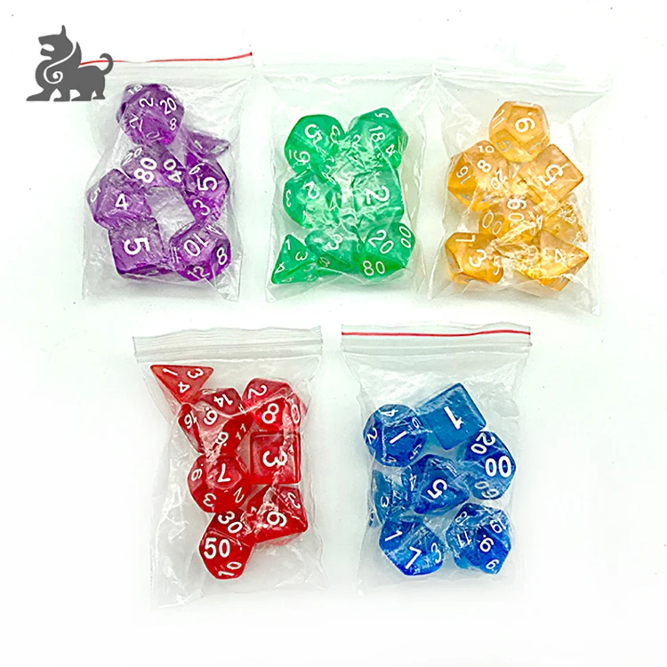 

Colorful optional size custom plastic dice custom
