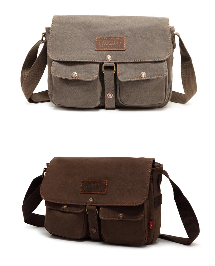 waxed canvas messenger bag mens