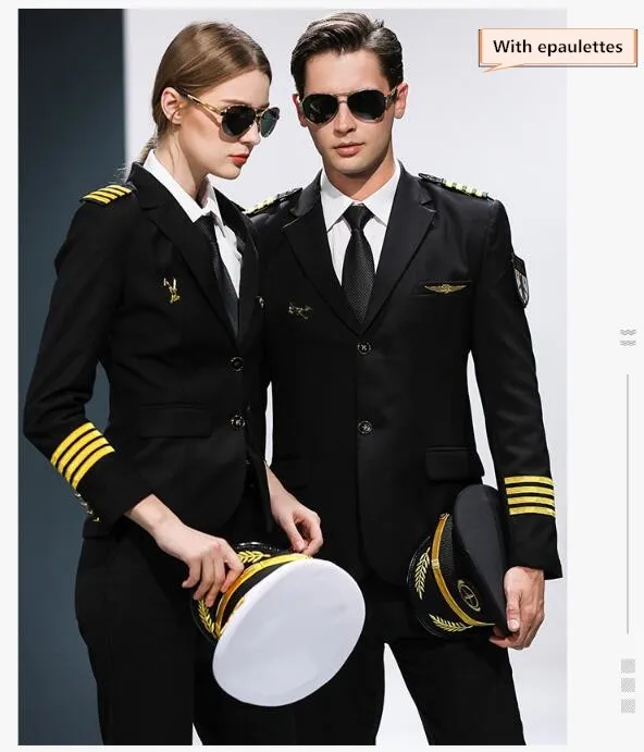 Classical American Airlines Sexy Women Airline Captain Uniforms Airline ...