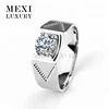 Luxury 9g 18K white gold moissanites 1.0Ct f moissanites engaggement wedding ring for men