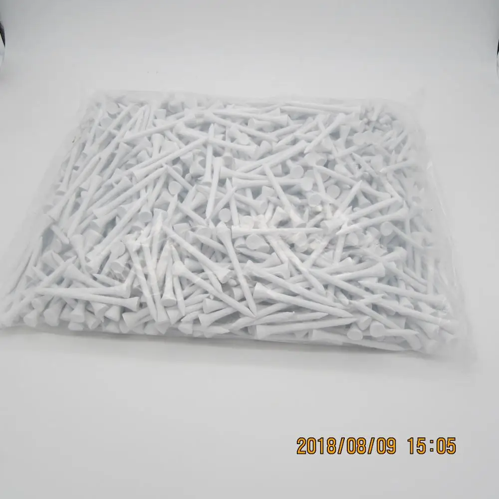 

Great quality 70mm white wooden golf tee 1000pcs per pack