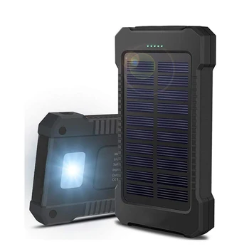 Solar Powerbank 20000mah Dual Usb Portable Mobile Power Bank - Buy ...