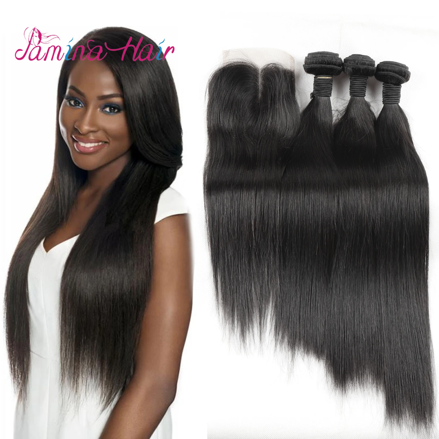 Wholesale Unprocessed Raw Hair Bundles Virgin Brazilian Silky Straight ...