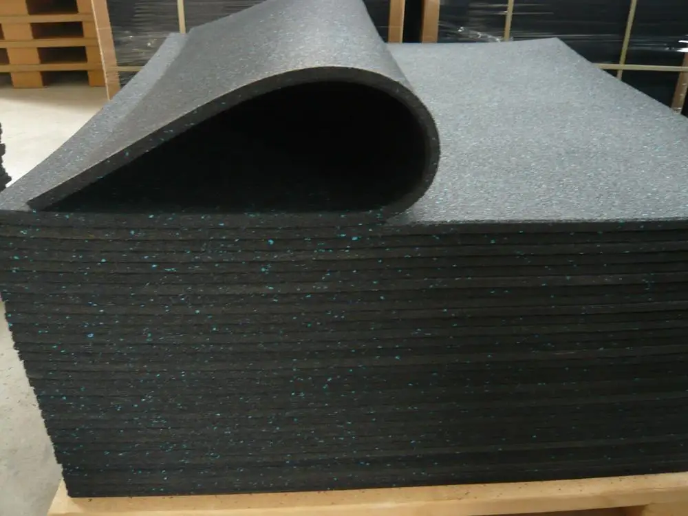 15 mm colorful gym sport SBR EPDM rubber floor tiles mat
