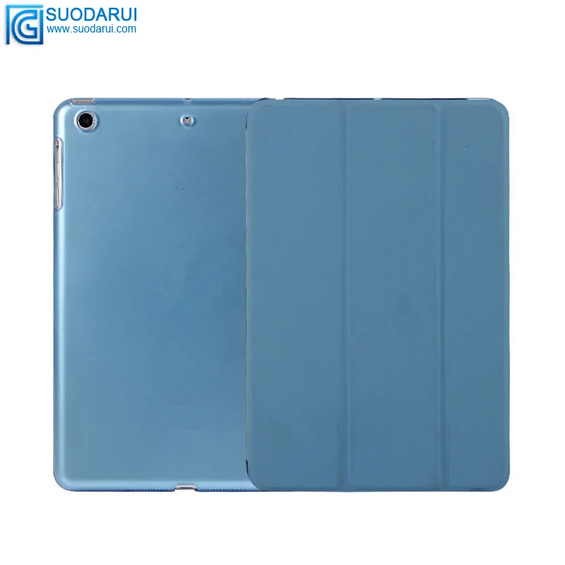 Tri-fold Smart sleep & wakeup Cover for apple ipad Pro 10.5 flip leather case with Back stand cover