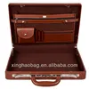 Custom handmade men cowhide cardboard suitcase genuine leather suitcase