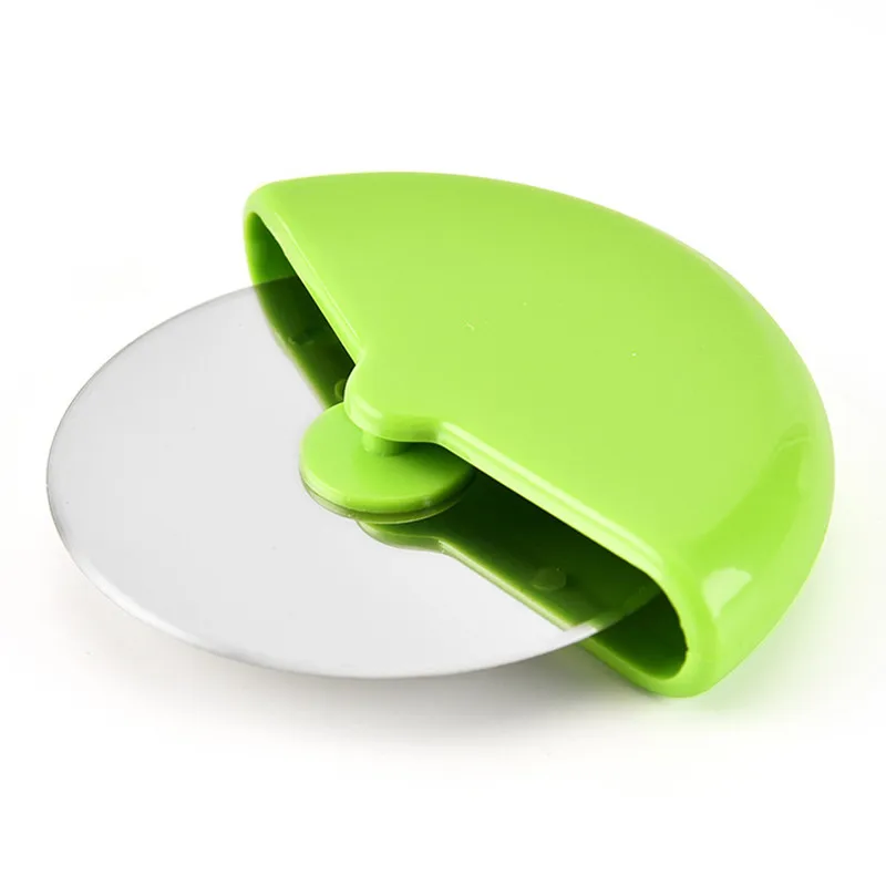 Hot Stainless Steel Pizza Cutter with Plastic Handle