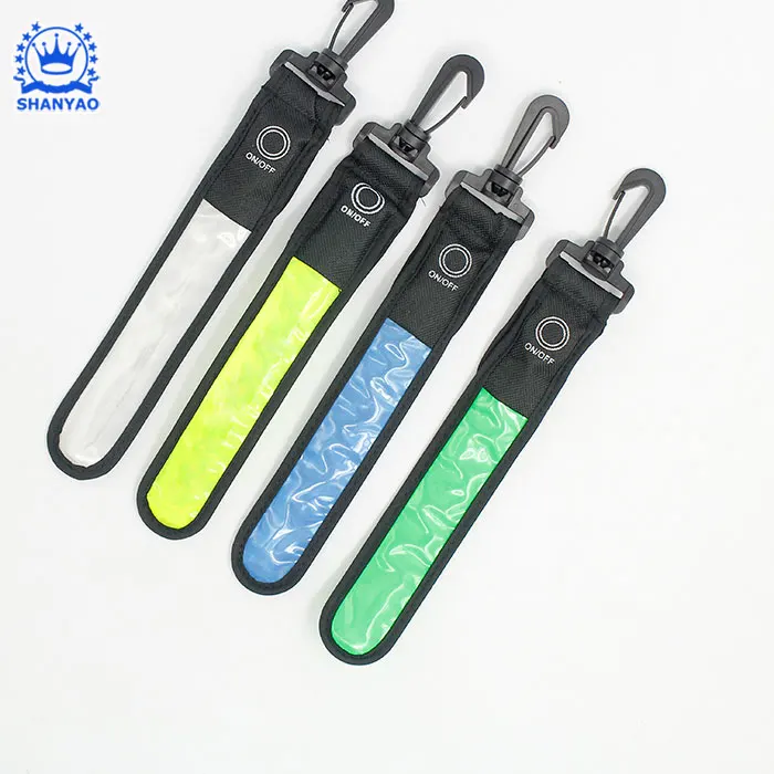 Led Glowing Bag Hanger For Bag Reflective Bag Tags Clipon Light Up