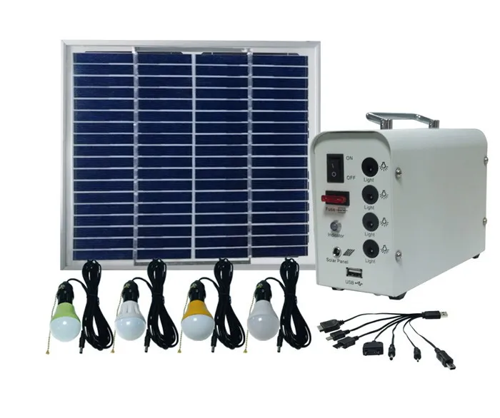 20W solar generator lighting system household small DC generator