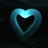 16-colors lights heart balloons, wedding decorative hanging inflatable heart light balloons