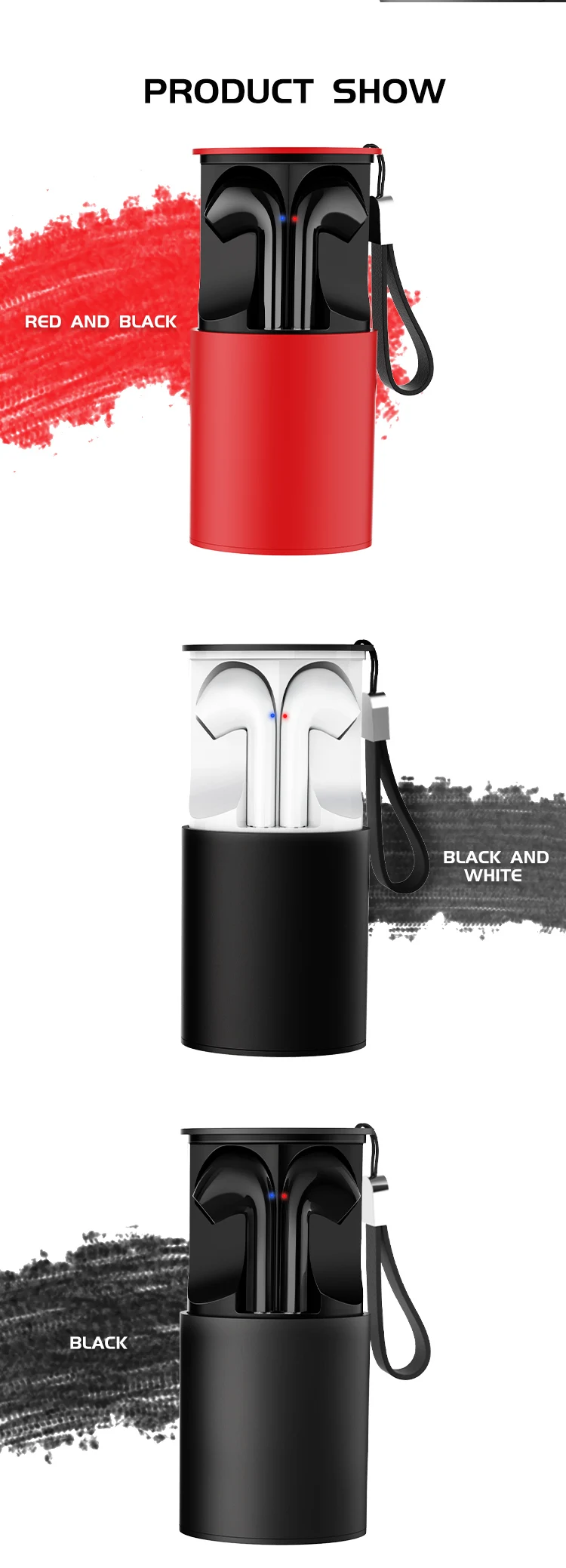 2019 BT5.0 OEM i9s Wireless Earphone Mini Headphone Custom Blue Tooth Earbuds - ANKUX.COM