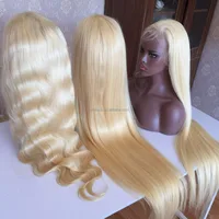 

Wholesale high quality 613 full lace wigs human straight hair , Fast shipping human hair wigs , unprocessed 613# full lace wig