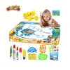 2019 new educational aqua magic mat funny water drawing mat set recycle doodle mat for kids