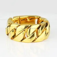 

Miss Jewelry heavy design new yellow gold bracelet models, 18k italian gold bracelet