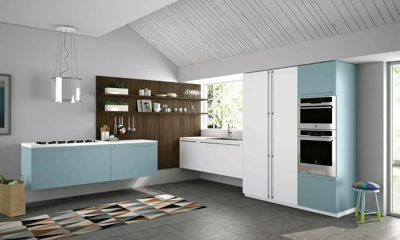 Diskon Besar Jerman Putih Glossy Selesai Modular Desain Dapur