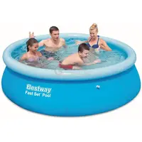 

Bestway 8FT. X 26IN. / 2.44M X 66CM Fast set Tritech Material above ground Swimming Paddling Pool