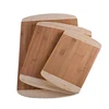 Wholesale Premium 2-Tone Bamboo Cutting Board and Butcher Block - 3 Pack Supply Promotion Product Cheese/Bread Cutting Board Set