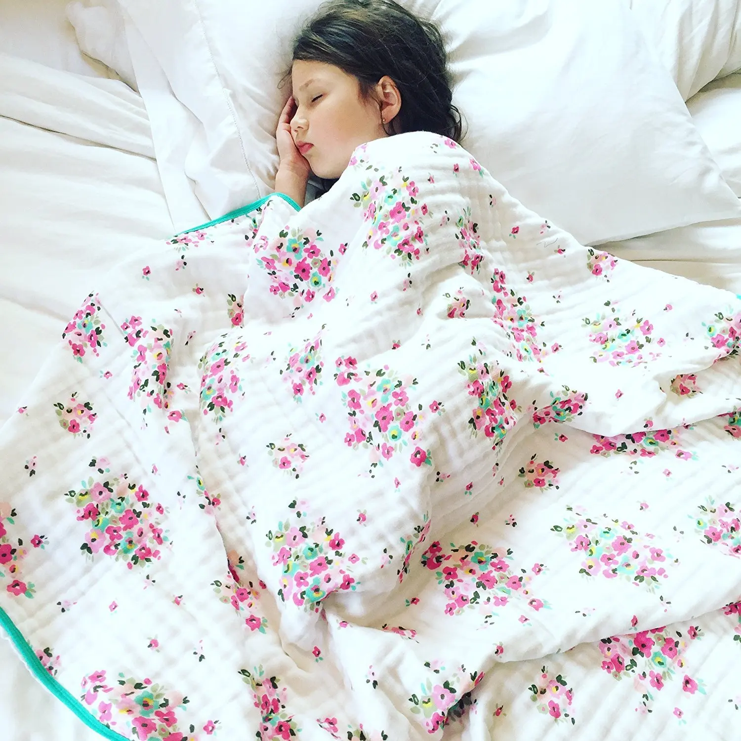 oversized muslin blanket