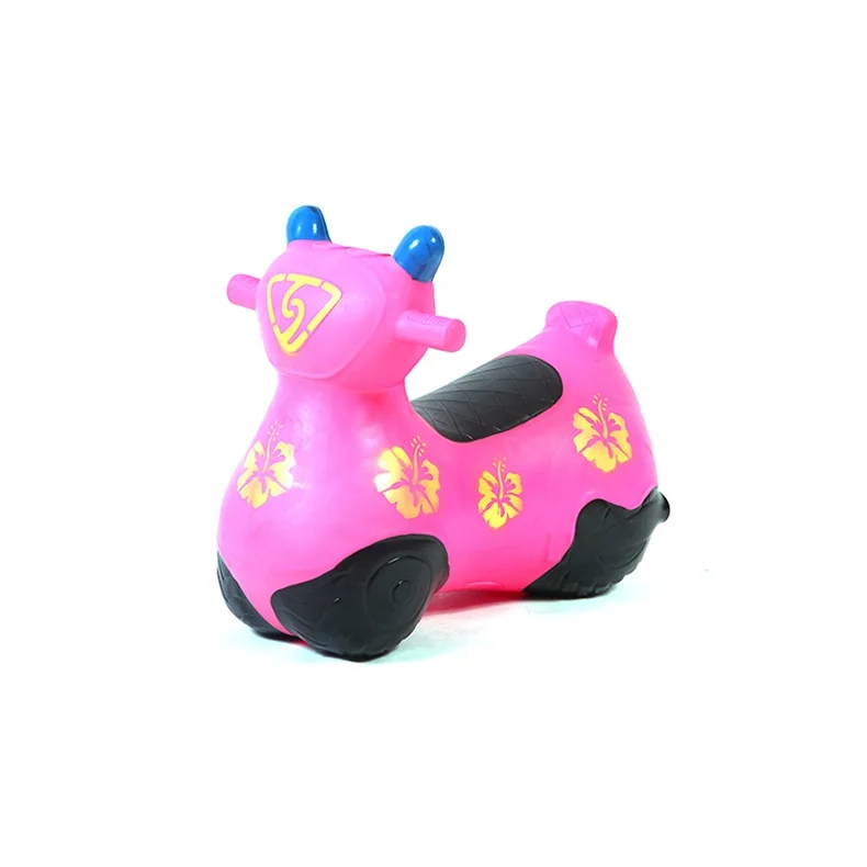 PVC Hot sale jumping horse toy OEM motorbike
