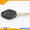 Custom Key Style 3 Button Simple Remote Control Auto Car Key For BMW