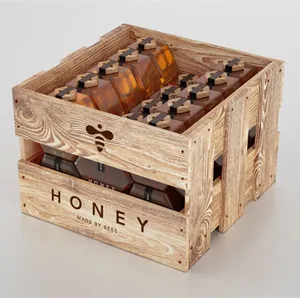 hand carved wooden box