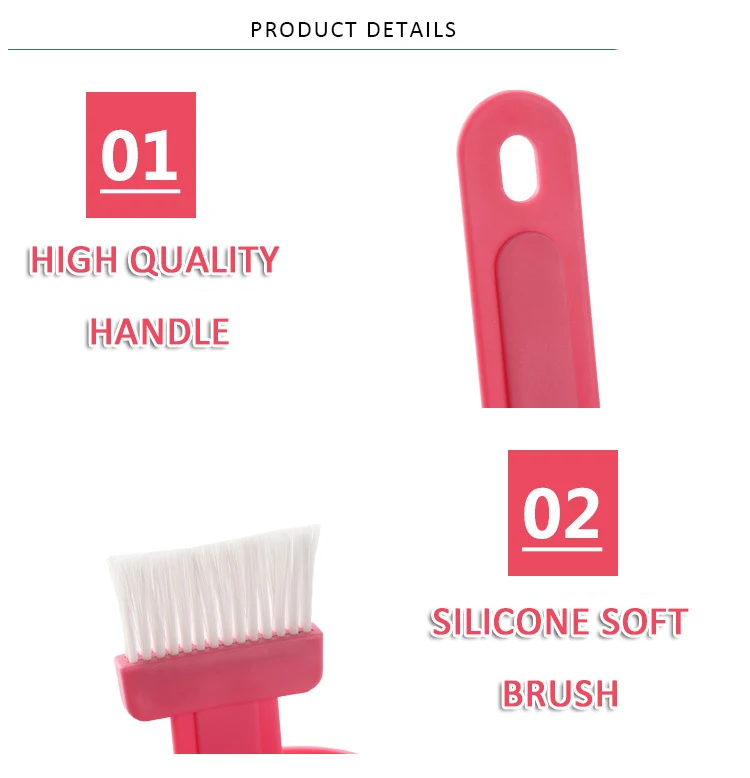 c Wholesale New Product Ideas 2019 Kitchen Accessories Eco Friendly Soft Plastic Brushes Barbecue Brush With Transparent Base