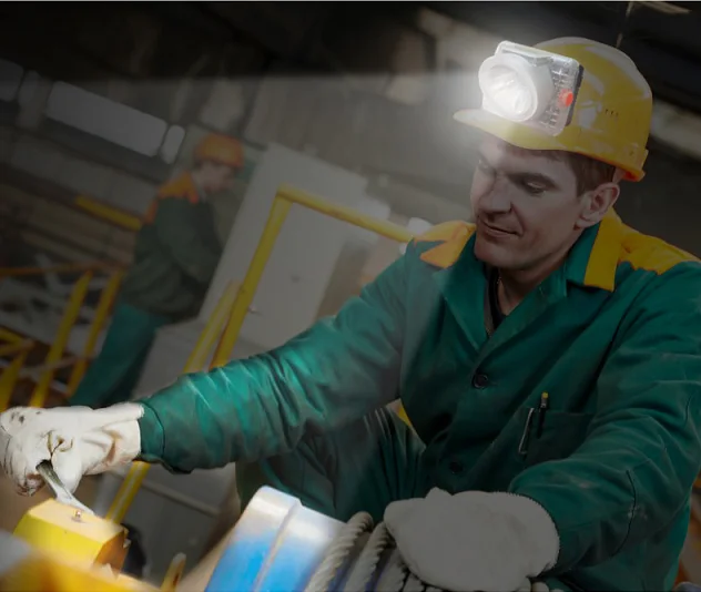 led headlamp for miners