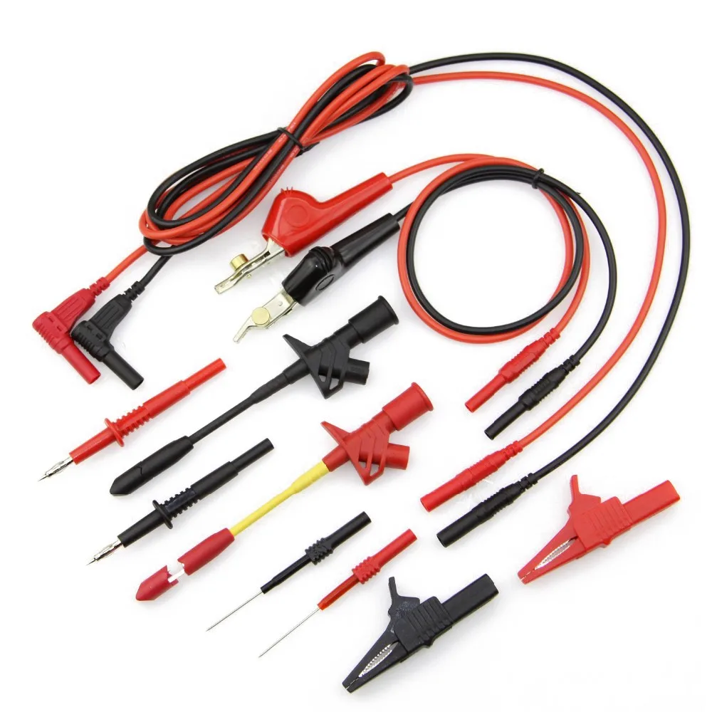 4mm Banana To Banana Plug Test Lead Kit For Multimeter Cable Match The