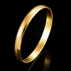 solid brass bangle 18K gold plated lead & cadmium free 9mm Inner Diameter:Approx 64mm Length:Approx 7.5 Inch
 1148425