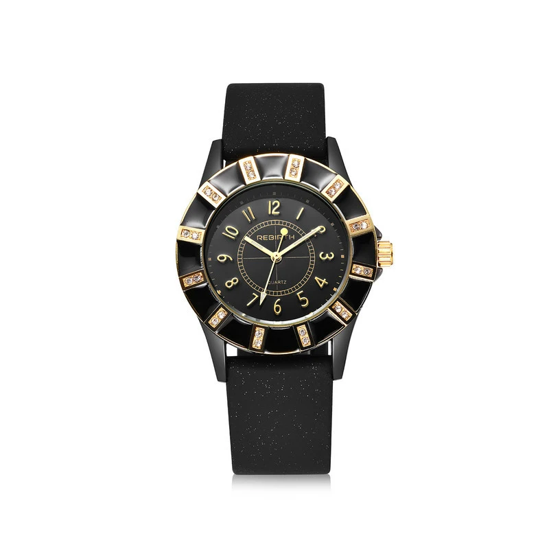 

Rebirth-081 Classical Mixcolor Unisex Hand Watches Vogue Rebirth Brand Quartz Couple Wrist Watch, Mix color