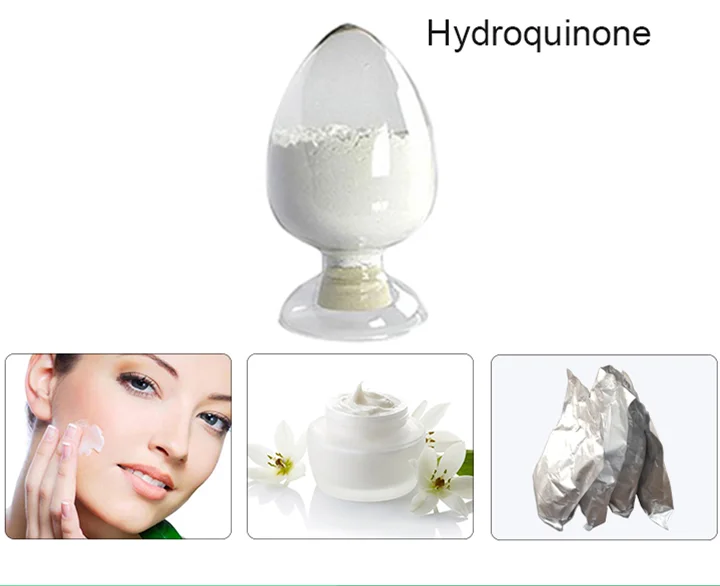 Niveau industriel / Poudre d'hydroquinone de qualité cosmétique 123-31-9 C6H6O2