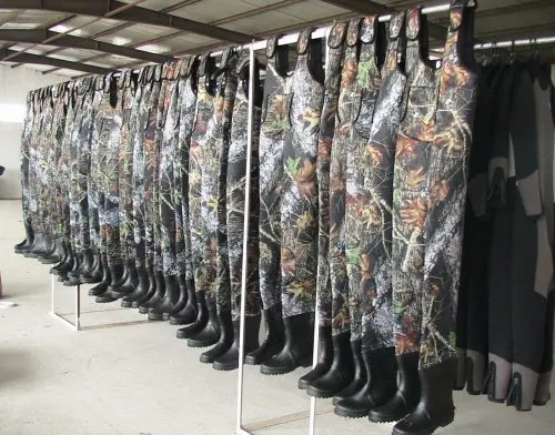 
Breathable neoprene boots chest fishing wader suit 