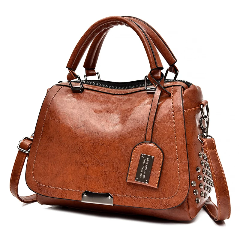 best shoulder bag 18 with rivets