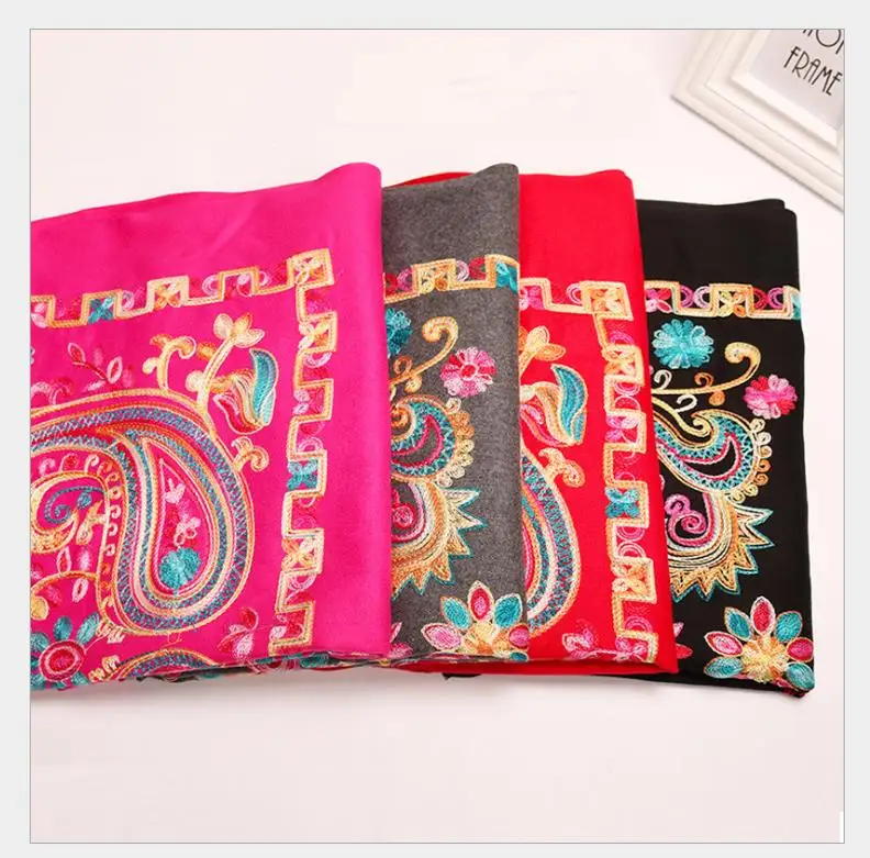 Special New Design Dubai Women Classy Embroidery Muslim Scarf Buy Embroidery Scarf,Muslim