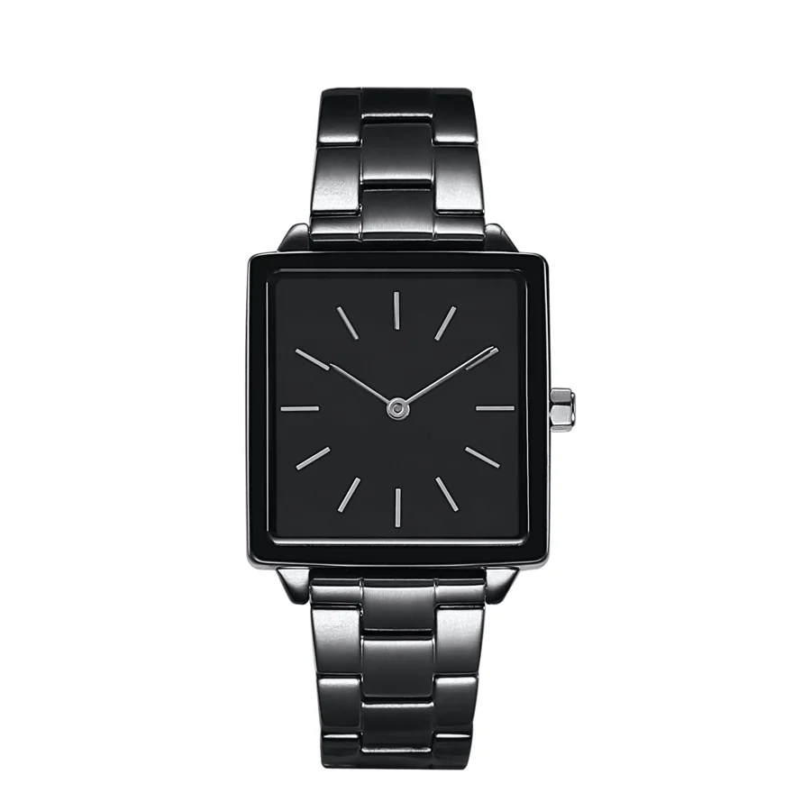 men's square digital watch