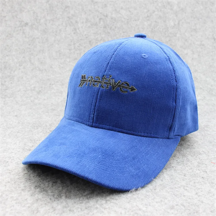 Download Custom Hot Promotional Dark Brown Blank Blue Corduroy Baseball Cap - Buy Corduroy Baseball Cap ...