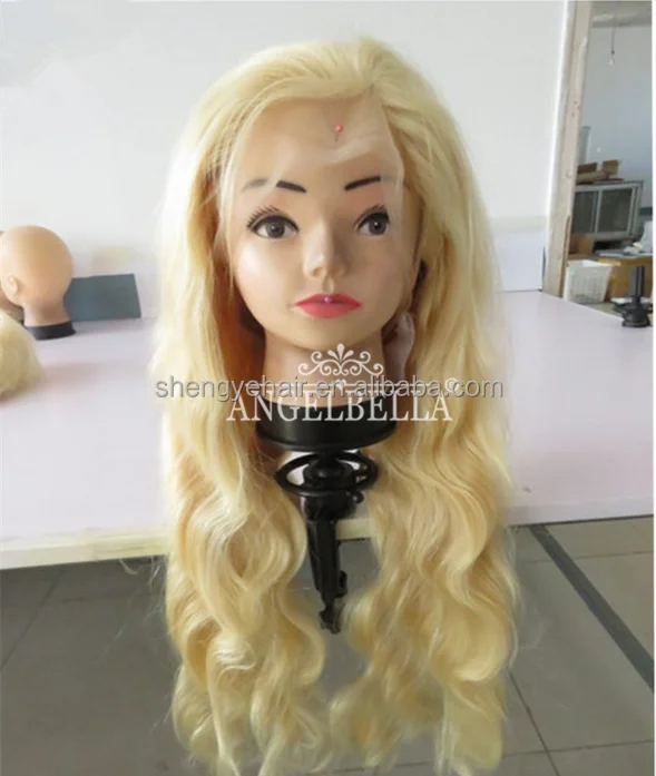 Angelbella Manufacturers In China 100% Remy Human Hair Lace Wigs Wholesale Cheap Blonde Human Hair Front Lace Wig