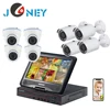 Best Selling AHD 4CH DVR kit with 4 cameras 10 inch HD LCD Screen Monitors