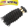 Alimina Unprocessed Deep Wave Indian Virgin Cuticle Aligned Hair, Cheap 100 human hair extension raw indian hair bundle