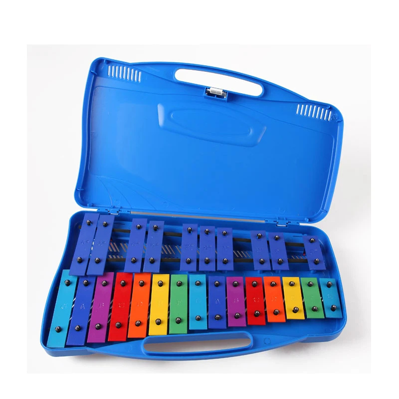 

Toddler musical instrument colorful 25 note glockenspiel for sale