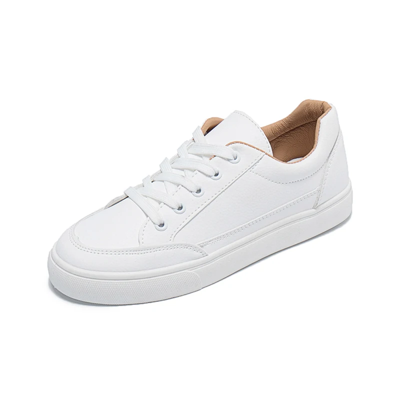 

2019 Hot Sell Fashion Leisure Design Wholesale Custom Skate Sneakers, White