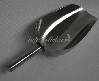 large metal ice scoop