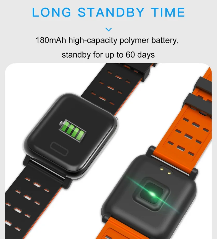 A6  color screen fitness tracker Step Counter Activity Monitor smart watch band