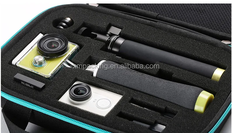 
Custom Cheap Hard Zipper shockproof eva camera bag 