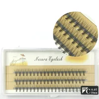 

Veteran private label mink individual lashes 10D Individual eyelash clusters with eyelash private branding