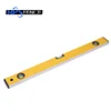 High precision practical adjustable yellow water level ruler with three bubbles