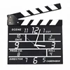 wood wall clock look like film board