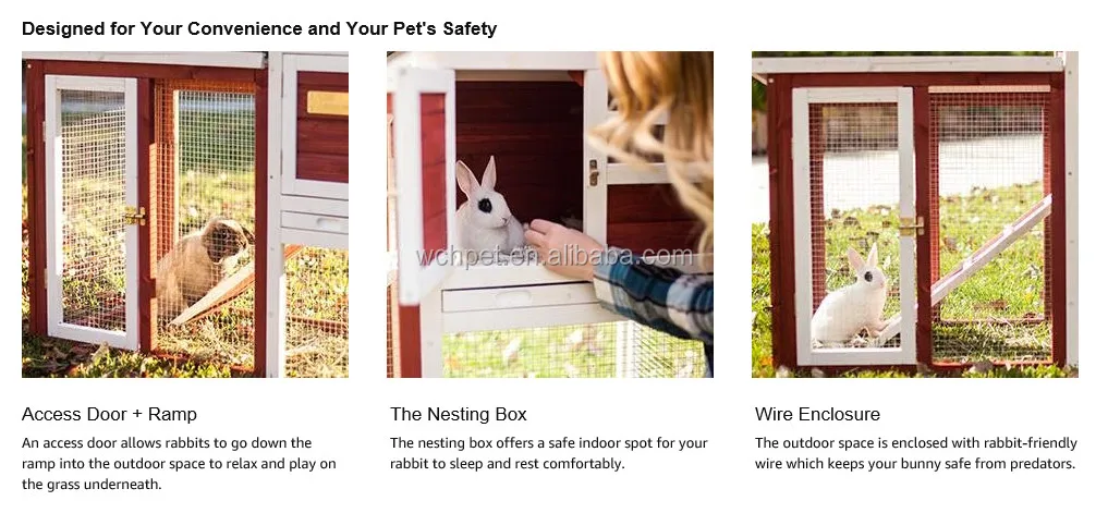 2 in 1 rabbit hutch