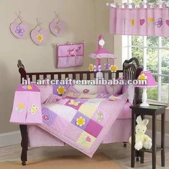 Applique Butterfly Babies Sunflowers Crib Bedding Set Buy Babies