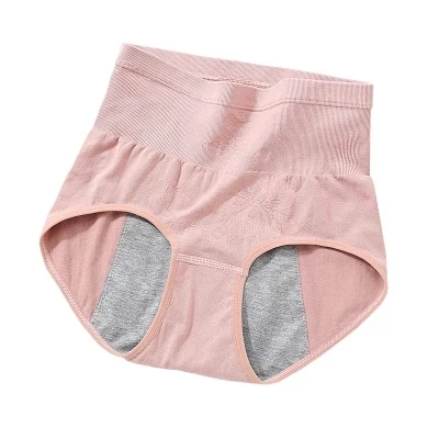 

Women's Menstrual Cycle Panties Low Rise Postpartum Briefs Elastic Leakproof Period Underwear Cotton C Section Hipste